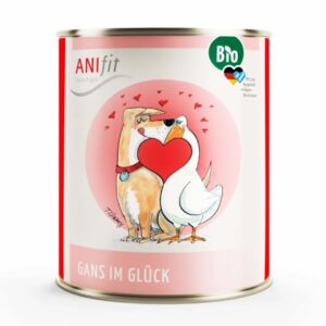 ANIfit Hundefutter BIO Gans im Glück