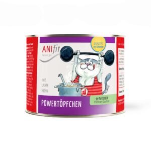 ANIfit Powertöpfchen Lamm Huhn Katzenfutter Dose
